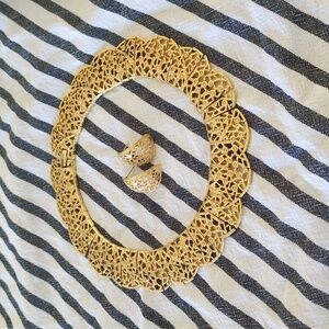 Vintage Les Bernard Inc. necklace and earrings